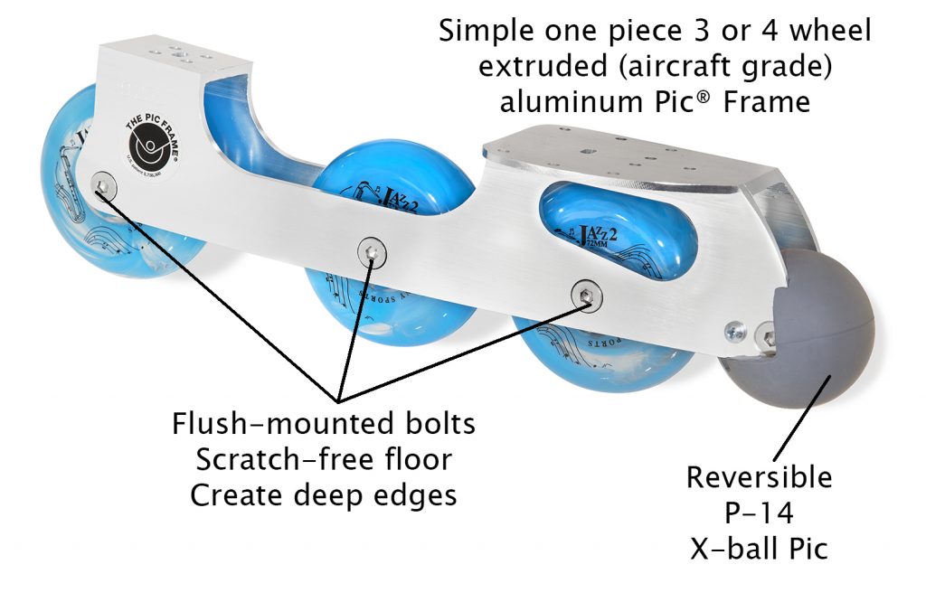 3-wheel Jazz Picskate with captions